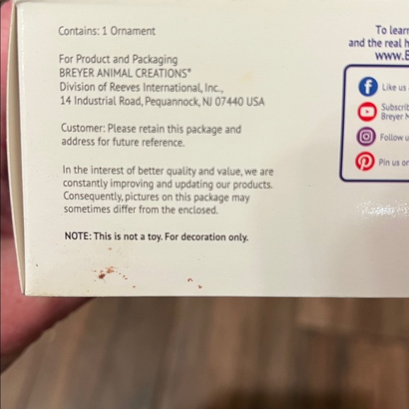 🎄 NWT Breyer brand FFA Holiday Ornament - Picture 6 of 7